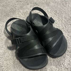 Black Chaco Chillers Sport Slide Sandals Size 9